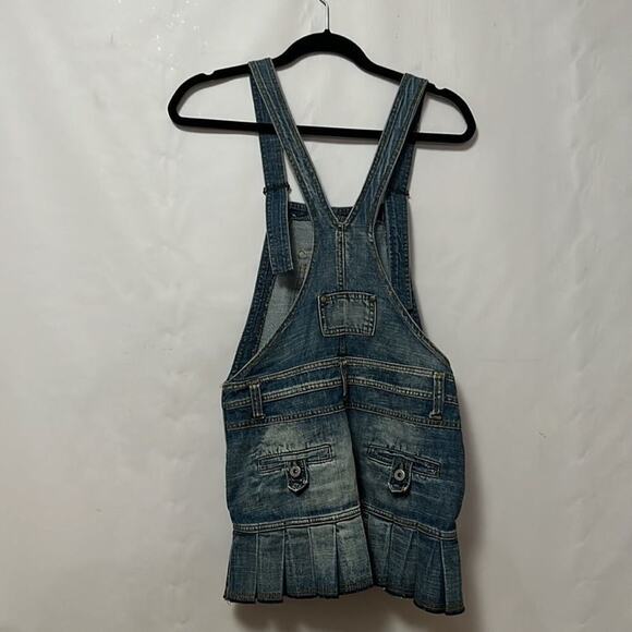 PLEASE DEMIN PLEATED OVERALL‎ DRESS SIZE S - Picture 2 of 5